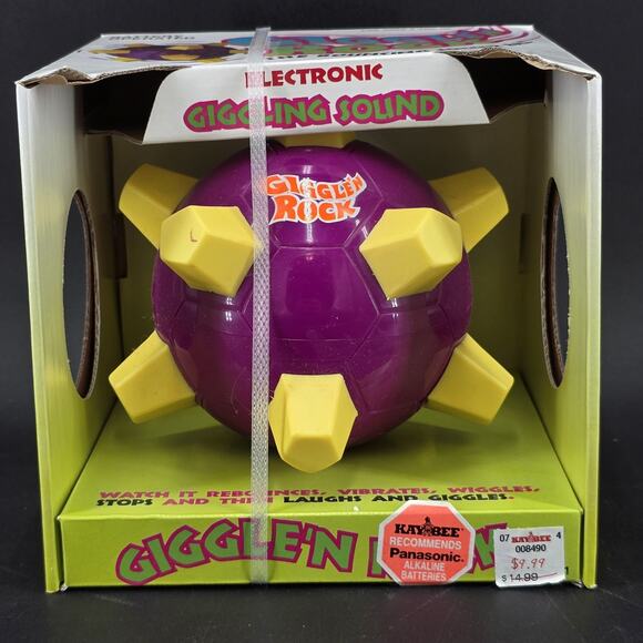 VTG Giggle'n Rock Toy The Bouncing Soccer Ball Laughs & Giggles New - Picture 1 of 6